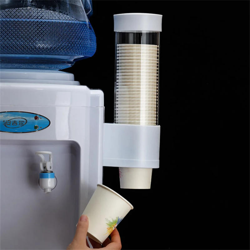 Description Picture 6 of itemDisposable Paper Cups Dispenser Wall-mounted Plastic Water Dispenser Cup Holder Cup Container Paper Cup Frame Home Organizer