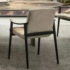 Waiting Ergonomic Dining Chairs Armchair Luxury Office Wooden Chair Restaurant Balcony Sillas De Comedor Dining Room Furniture