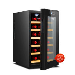 Household Wine Fridge Electronic Red Refrigeratior Cooler Shelf Constant Temperature Wine Cabinet Tea Cigar Cabinet Ice Bar