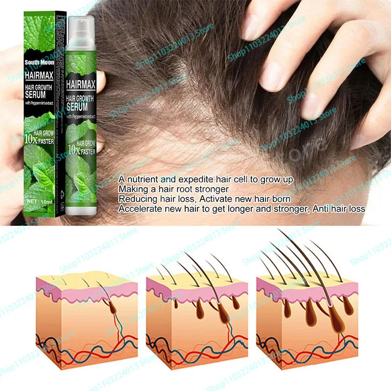 Description Picture 4 of item7 Days Fast Hair Growth Growth Hair Oil Treatment Anti Hair Loss Men Women Scalp Treatment Serum Products Beauty Health