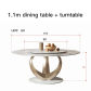 1.1m table
