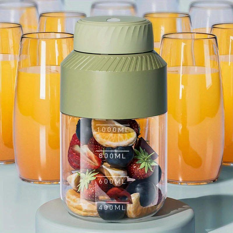 Description Picture 2 of itemPortable juicer cup Large capacity juicer cup home fruit wireless juicer