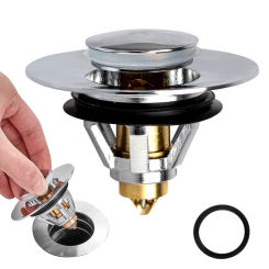 Basin Pop-up Drain Filter Press Type Bounce Washbasin Leaking Plug Shower Sink Strainer Universal Bounce Core