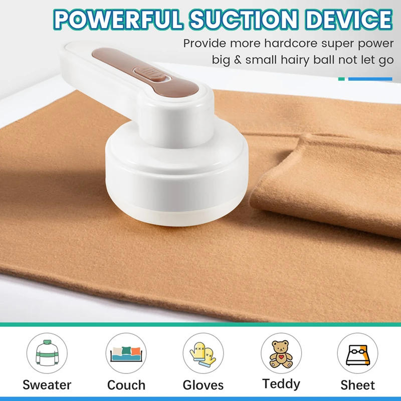 Description Picture 5 of itemElectric Lint Remover Wireless Rechargeable Fuzz Shavers Clothes Sweater Fabric Shaver Pill Remover Lint Pellet