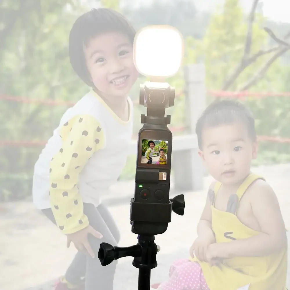 Description Picture 2 of itemPocket 3 Fill Light Live Stream Video Photo Lights Soft Light Led Handheld Studio Vlog Kit for DJI Osmo Pocket 2 3 accessories