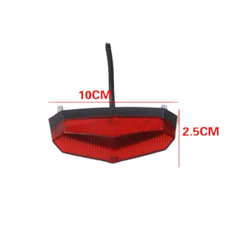Description Picture 2 of item24-60V E-Bike Rear Light Highlight Tail Light LED Safety Warning Rear Lamp Scooter Ebike Taillights Electric Bicycle Accessories