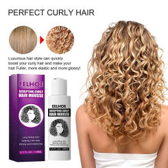 Eelhoe Curl Enhancers Styling Elastin Anti-frizz Curly Curling Beauty 100ml Moisturizing Repair Styling Hair Hair Care Agen S5n2