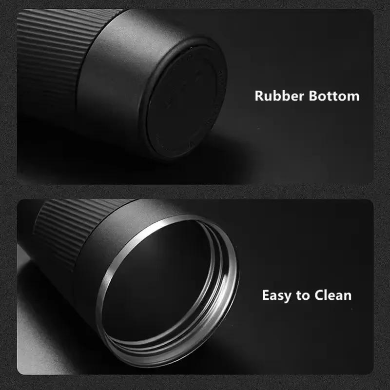 Description Picture 3 of item380ml Fashionable Stainless Steel 304 Coffee Thermos Mug Leak-Proof Non-Slip Car Vacuum Flask Travel Thermal Cup Water Bottle