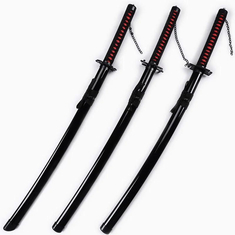 Description Picture 6 of item72/104cm Bleach Katana Kurosaki Ichigo Cosplay Prop Real Original Japanese Katana Bleach Bankai Samurai Sword Kid Toy Anime Gift