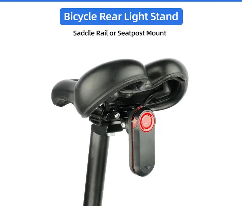 Description Picture 2 of itemBicycle Saddle Rail Seatpost Mount Rear Light Bracket for Garmin Varia Radar Rearview RTL510 515 500 LED Magene L508 Lamp Stand