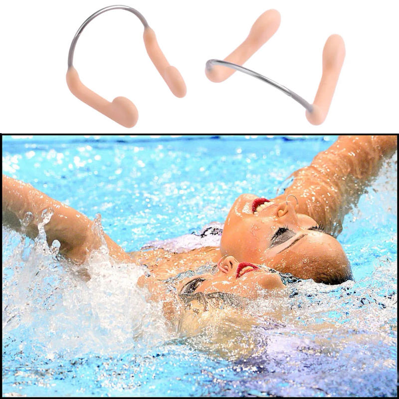 Description Picture 6 of item1-10PCS Soft Silicone Swimming Nose Clips Anti Choking Diving Surfing Nose Plugs Wire Nose Clip Underwater Nose Protection