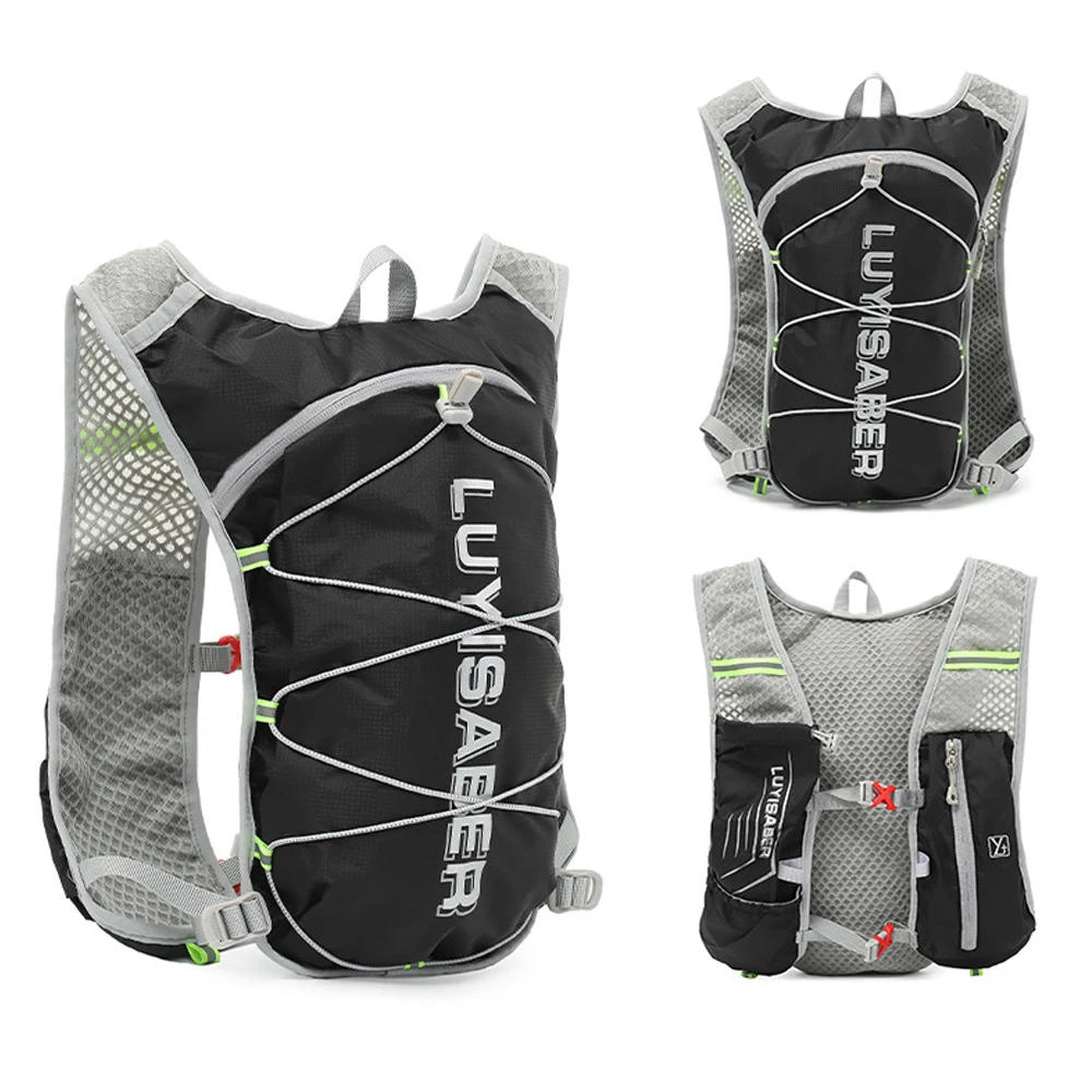 Description Picture 5 of item1Pcs Running Vest for Men Women, Water Vest for Running, Hydration Backpack Vest for Hiking Marathon Race