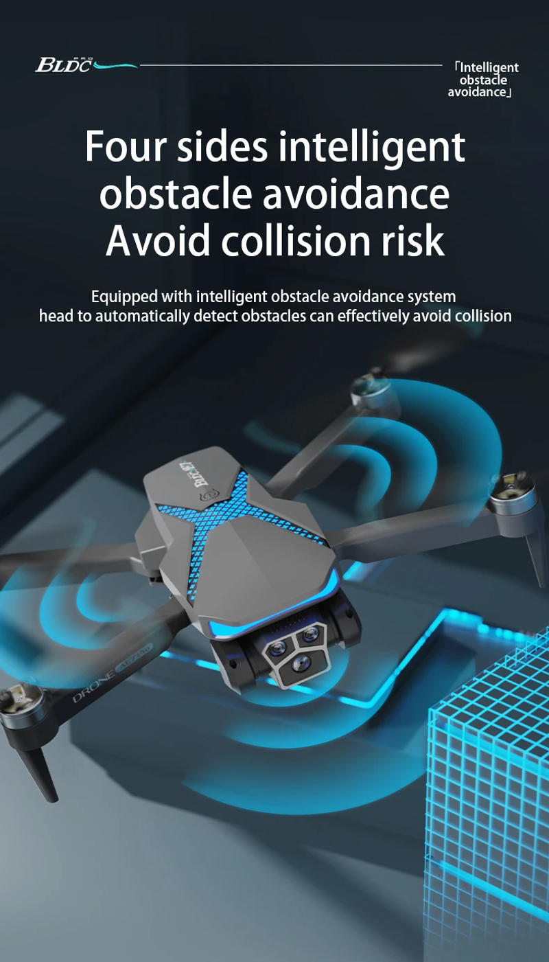 Description Picture 5 of itemXiaomi AE7 Pro Drone 8K HD Profesional Triple-Camera Aerial Photography Brushless Motor Intelligent Obstacle Avoidance Drone