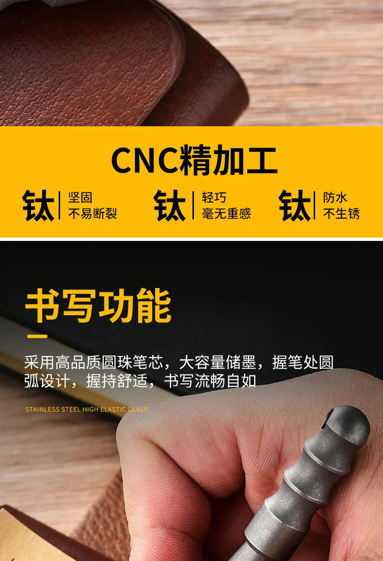 Description Picture 6 of itemEDC Titanium Alloy Pen With Collection Writing Multi-functional Portable Outdoor EDC Tools