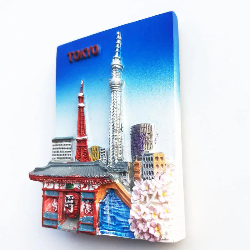 Description Picture 3 of itemJapan Fridge Magnets Mount Fuji Tokyo Kyoto Tourist Souvenir Craft Gifts Resin Magnetic Refrigerator Sticker Home Decoration