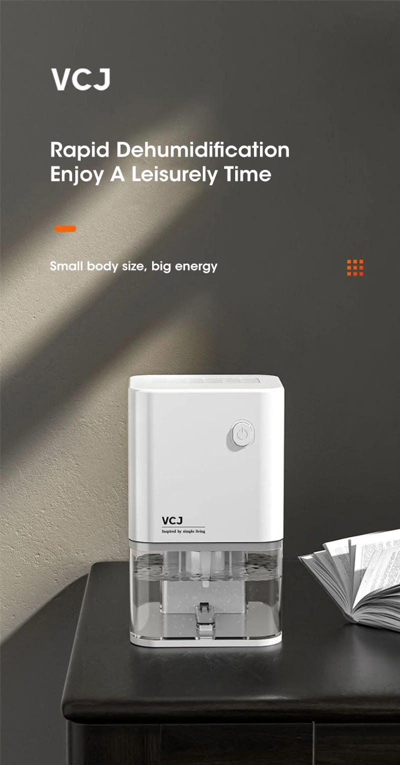 Description Picture 2 of item1.2L Portable Dehumidifier Smart Air Purifier Moisture Absorbers Machine for Home Room Office Eliminate Damp Mold and Moisture