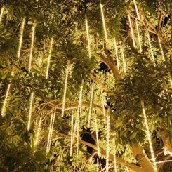 32/24/16/8 Tubes LED Meteor Shower Lights Falling Rain Drop Fairy String Light for Christmas Party Garden Holiday Decorations