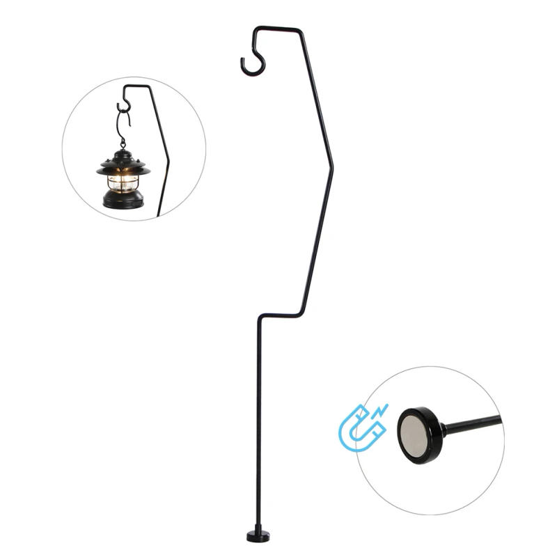 Description Picture 3 of item1 Pc Lamp Hanger Magnetic Lamp Holder Hanger For Camping IGT Table Light Rack Pole Lighting Stand Outdoor Camping Accessories