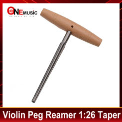 Violin Viola Peg Hole Reamer 1:26 Taper Wood Handle for Luthier Tool Parts