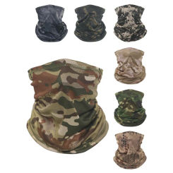 Camo Mask Neck Gaiter Cover Face Bandana Sun Cool Cycling Camping Tube Scarf Men Women