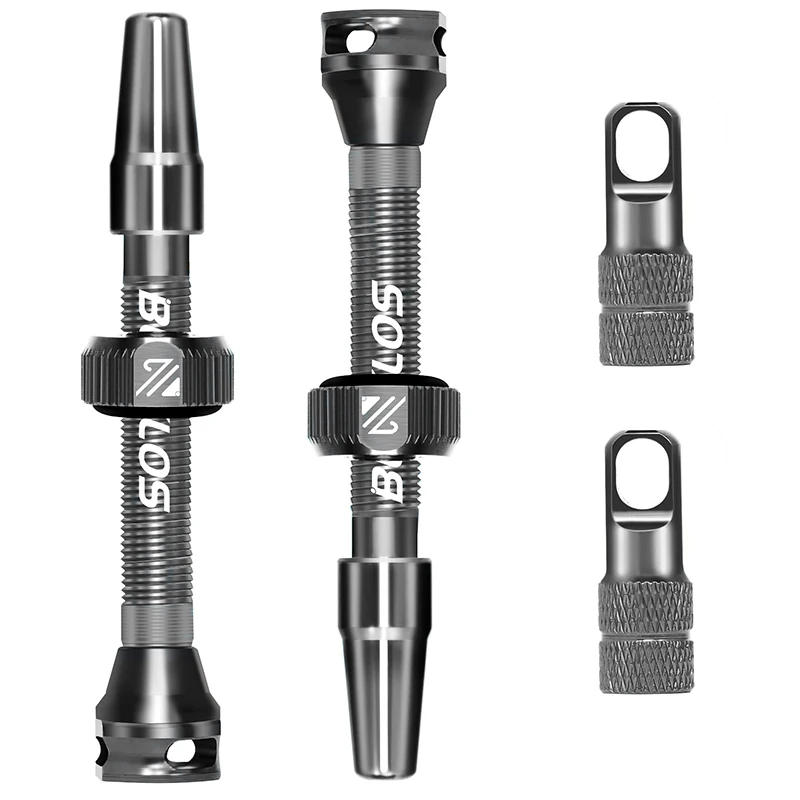 Description Picture 5 of itemBUCKLOS 40mm Tubeless Bike Valves 44mm Road Bicycle Tubeless Presta Valves 60mm 80mm 100mm Aluminum Alloy F/V Valve Bike Parts