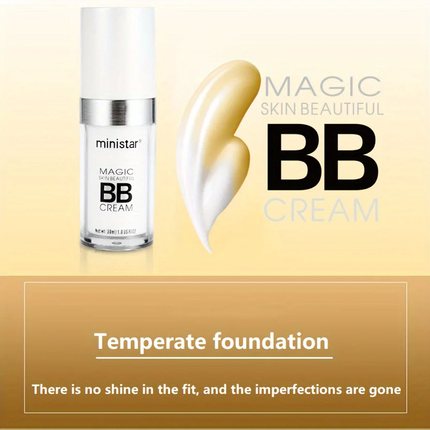 Description Picture 6 of itemColour Changing Liquid Foundation Hides Wrinkles&Lines,BB Cream Makeup Base Concealer Cover Moisturizing Fluid for all Skin Tone