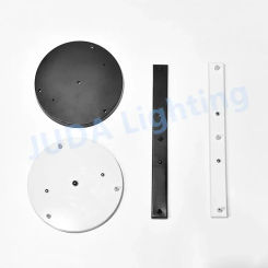 3 heads 24cm ceiling rose 50cm bar ceiling canopy for chandeliers led tube bulb pendant light black white chrome E27 lamp base