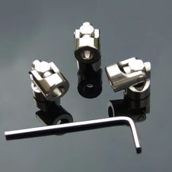 1Pcs Metal Cardan Joint 2/2.3/3mm/3.175mm/4mm/5mm/6mm/8mm/10mm Gimbal Couplings Shaft Motor Connector Universal Joint Model Part