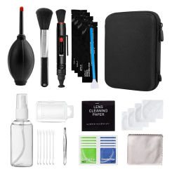 47pcs Dust Cleaner Camera Cleaning Lens Pen Brush Kit Camera Cleaner Kits DSLR Lens Digital Sensor Cleaning with Brush