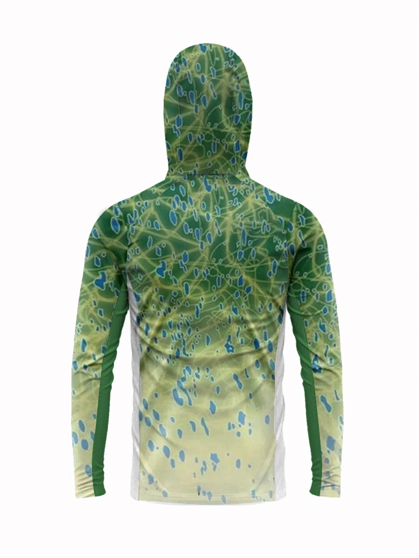 Description Picture 4 of itemMen Fishing Shirts Face Mask Neck Anti-uv Breathable Hoodie Fishing Jersey Long Sleeve Sun Protection Angling Top