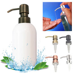 1pc 304 Stainless Steel Hand Liquid Soap Pump Dispenser Head Nozzle for Bathroom Kitchen Foam Soap Shampoo Dispenser Accessories