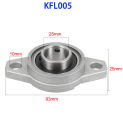 4/10PCS kfl08 KFL000 KFL001 KFL004 KFL005 KFL08 8mm-25mm Pillow Block Rhombic Bearing Zinc Alloy Insert linear Bearing Shaft