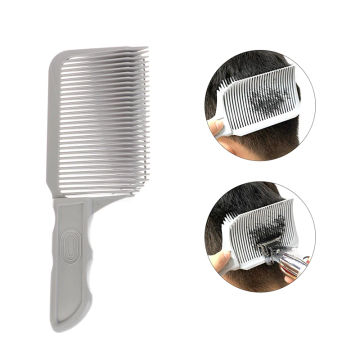 Men's Anti Static Flat Top Fade Comb Brush Professional Barber Combs Hair Cutting Comb Wide-toothed Comb Styling Tools