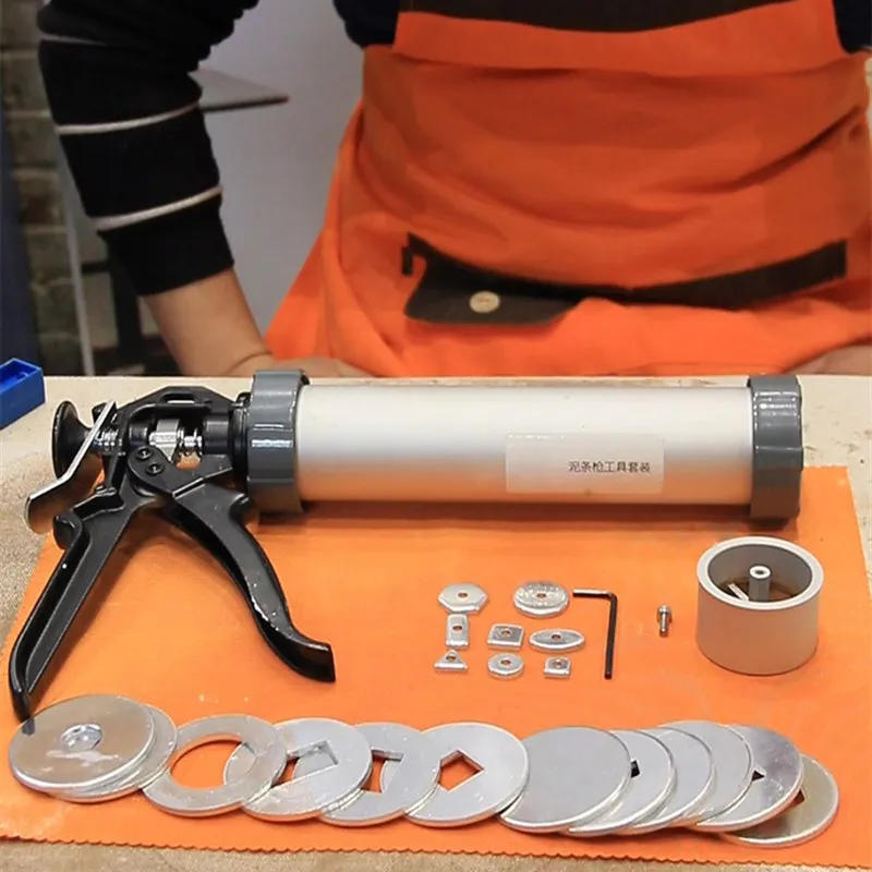 Description Picture 6 of itemPottery Tools Hollow Mud Stick Extruders Handheld Mud Guns for Extruding A Variety of Clay Bars Clay Modeling Ceramic Art Tools