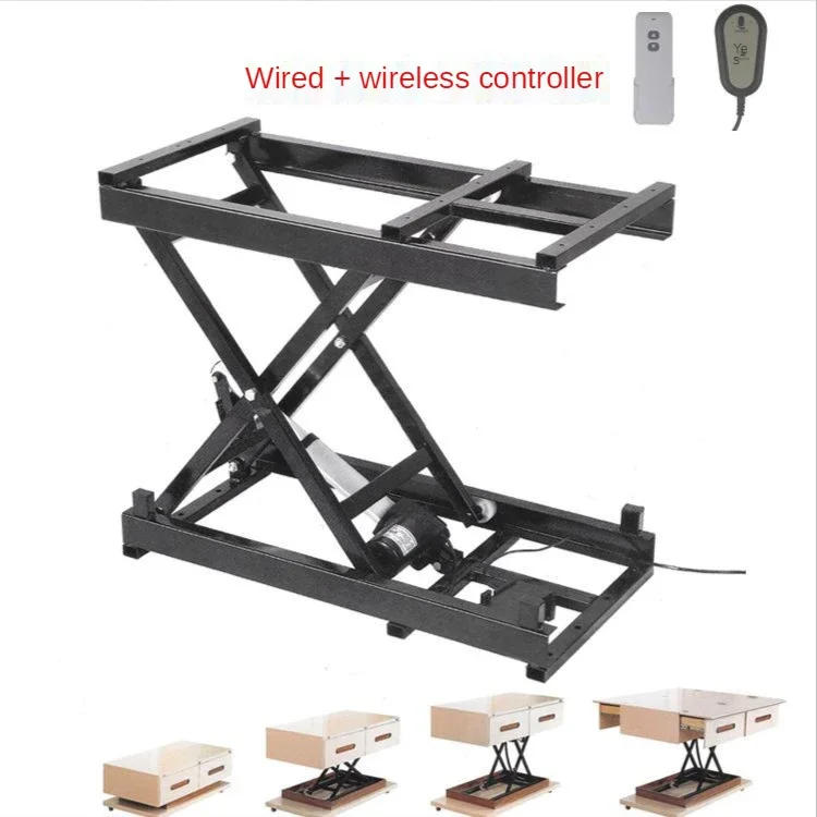 Description Picture 2 of itemWireless Wired Remote Control Coffee Table Dining Table Electric Lift Table Lifter Iron Frame Hardware Folding Iron Frame