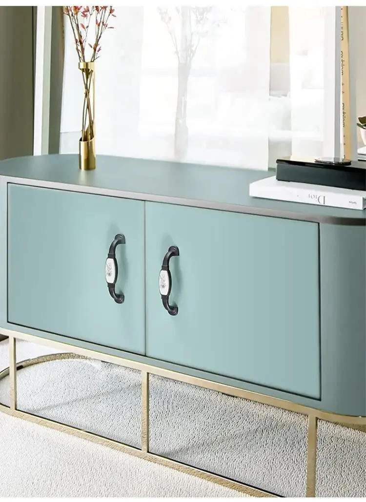 Description Picture 6 of itemCeramic handle, new Chinese style cabinet drawer, single hole handle, modern, simple, high-end wardrobe door handle