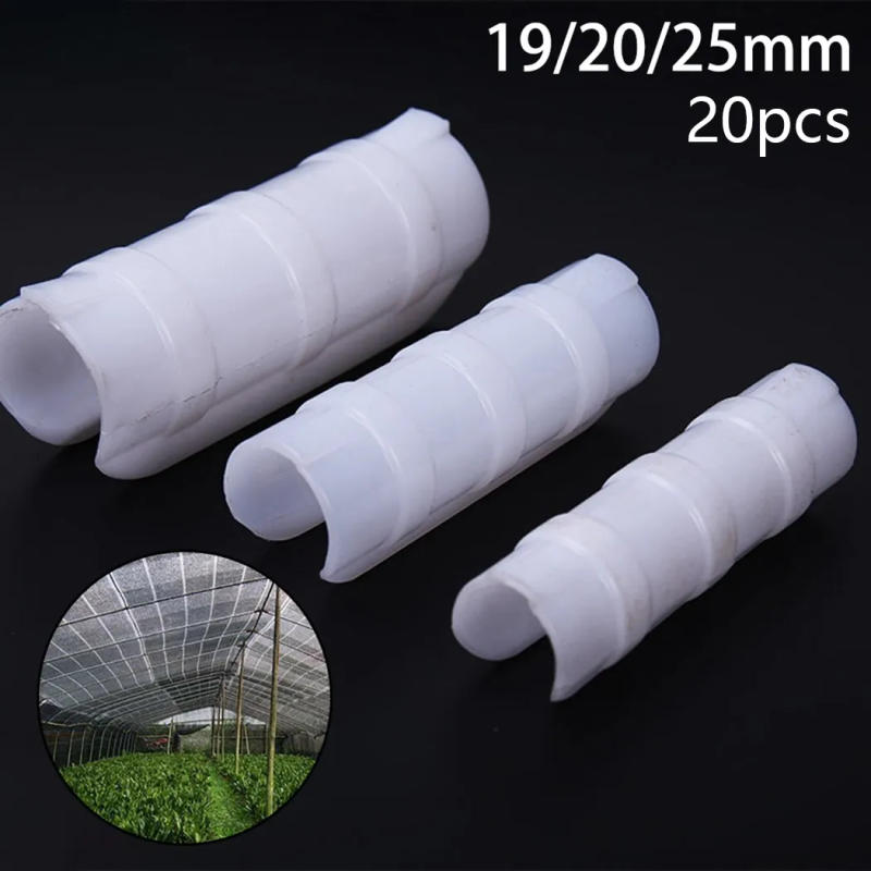 Description Picture 3 of item20Pcs 19/20/25mm Clip Plant Greenhouse Film Clips Fixed Pipe Frame Tube Clamp Plant Stakes Pipe Clamps Sunshade Net Garden Tools