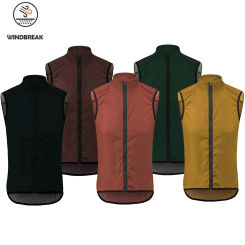 2024 Summer Cycling Vests Jersey Men Sports Tank With Pockets Bike Shirts Waterproof Bicycle Clothing Reflective MTB Bike Jacket