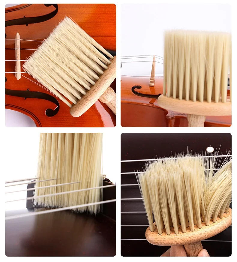 Description Picture 5 of itemGuzheng Guitar Violin Cleaning Brush Dust Removal Bristle Brush Musical Instrument Cleaning Tool
