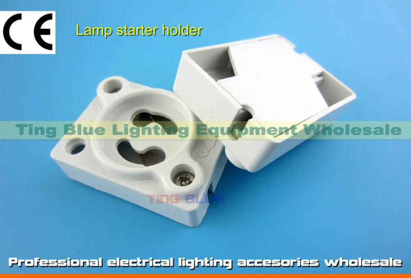 Description Picture 4 of item(4pcs)Fluorescent light starter holder Lamp starter lamp holder High quality PC flame retardant 500V 2A