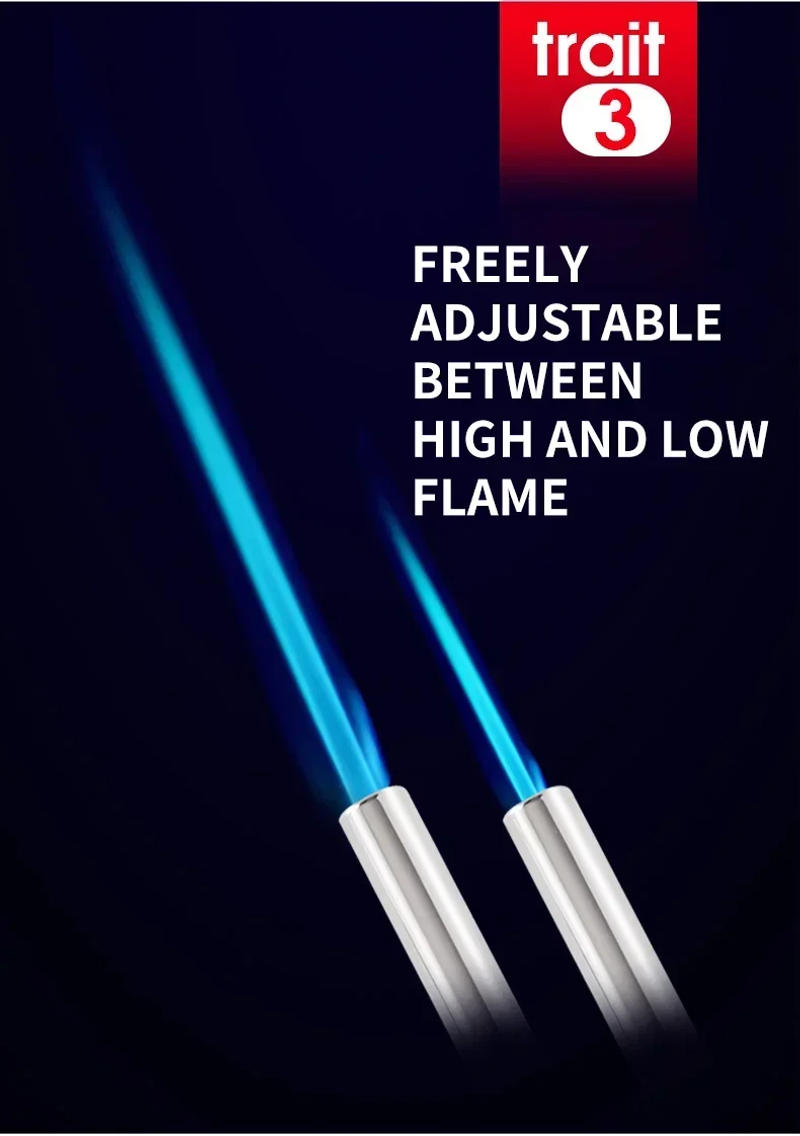 Description Picture 5 of itemTorch Cooking AutoIgnition Butane Gas Welding-Burner Welding Gas Burner Flame Gas Torch Flame Gun Blow for BBQ Camping Cooking