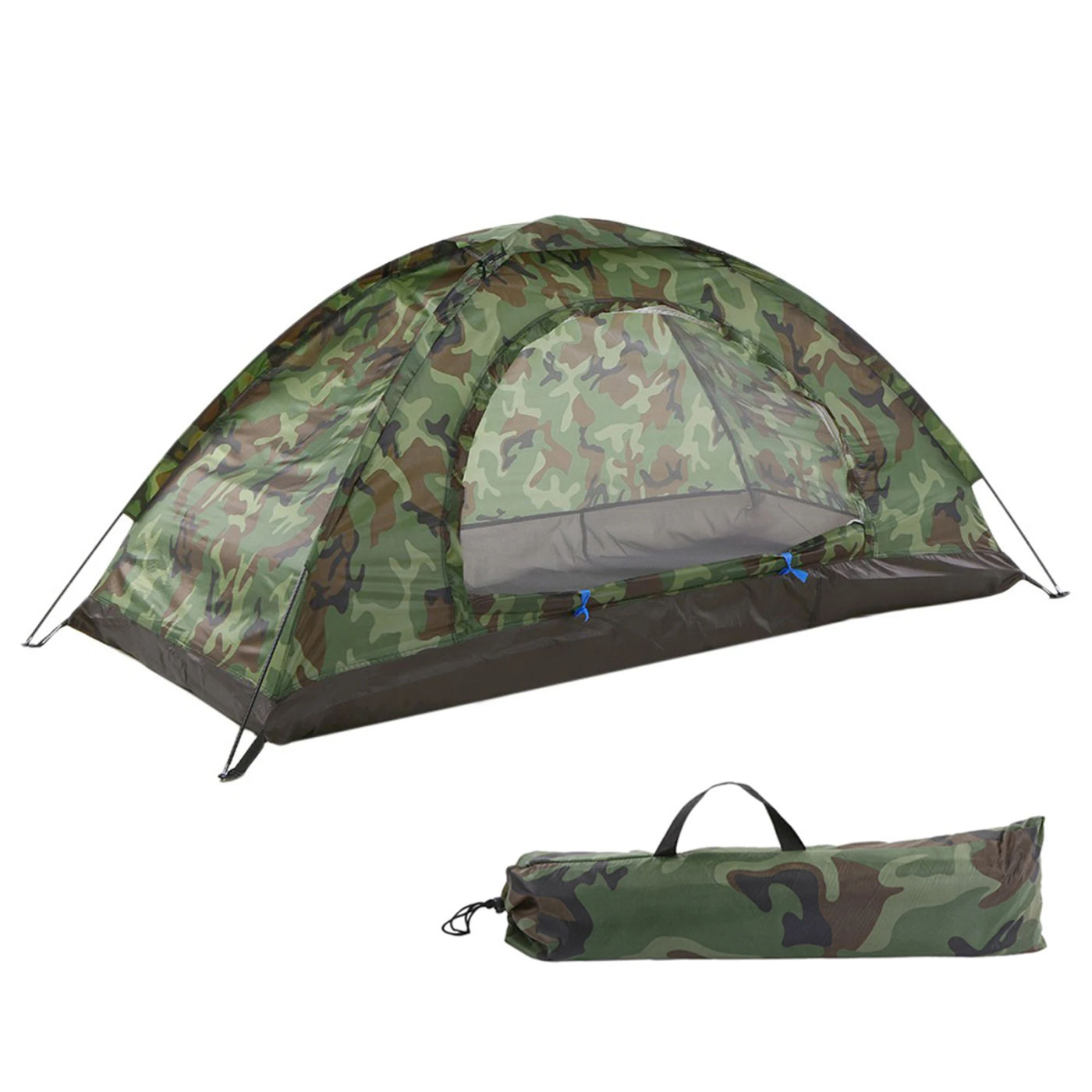 Description Picture 2 of itemHiking Kits 1 Pcs Camping Tent 1 Person/2 Person Convenient To Store Fiberglass Hiking Tent Ultralight Tent 2023 New