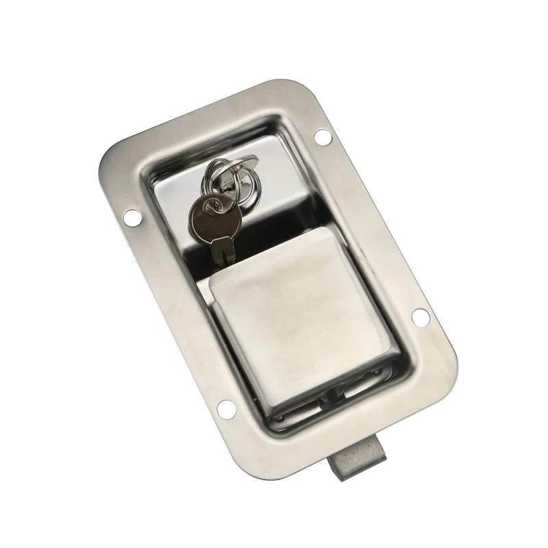 Description Picture 2 of itemDistribution Box 304 Stainless Steel Flat Lock Explosion-Proof Cabinet Lock Rv Door Lock Control Cabinet Panel Box Lock