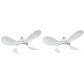 White 2pcs