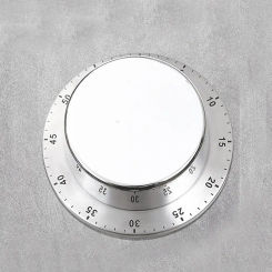 Mechanical Timer Student Study Timer Stainless Steel Mechanical Timers Visual Countdown Kitchen Gadgets for Cooking Studying
