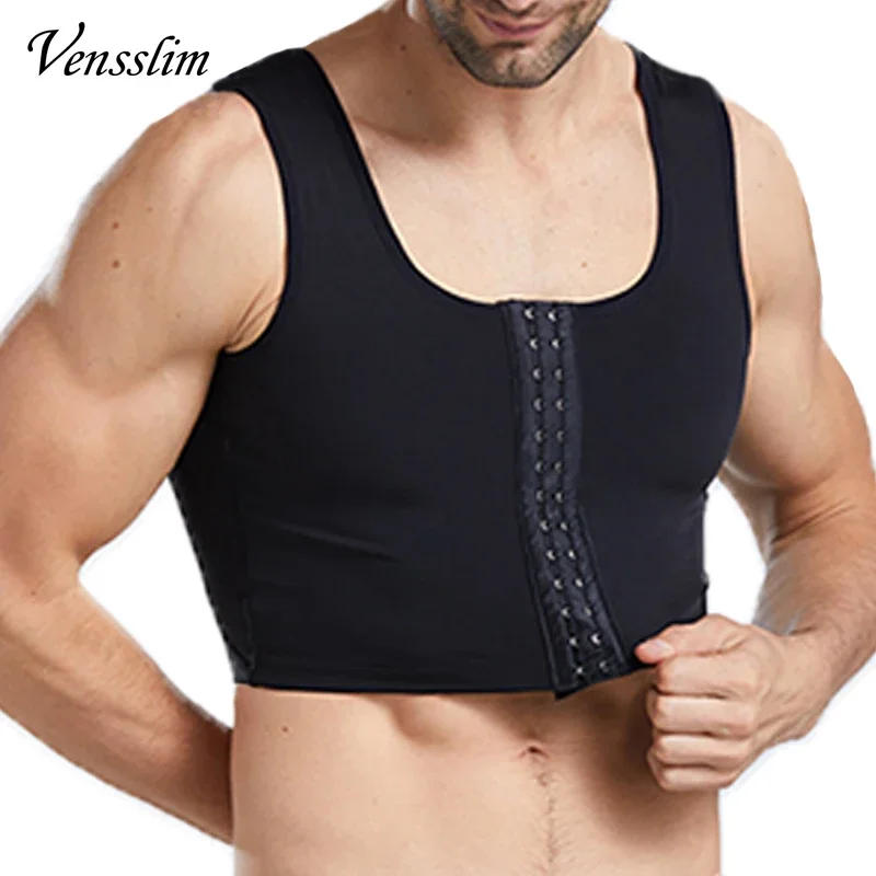 Description Picture 5 of itemVensslim Men Chest Vest Sweat Chest Bandage Tight-fitting Underwear Body Shaper Corset Support Chest Compression Correct Posture
