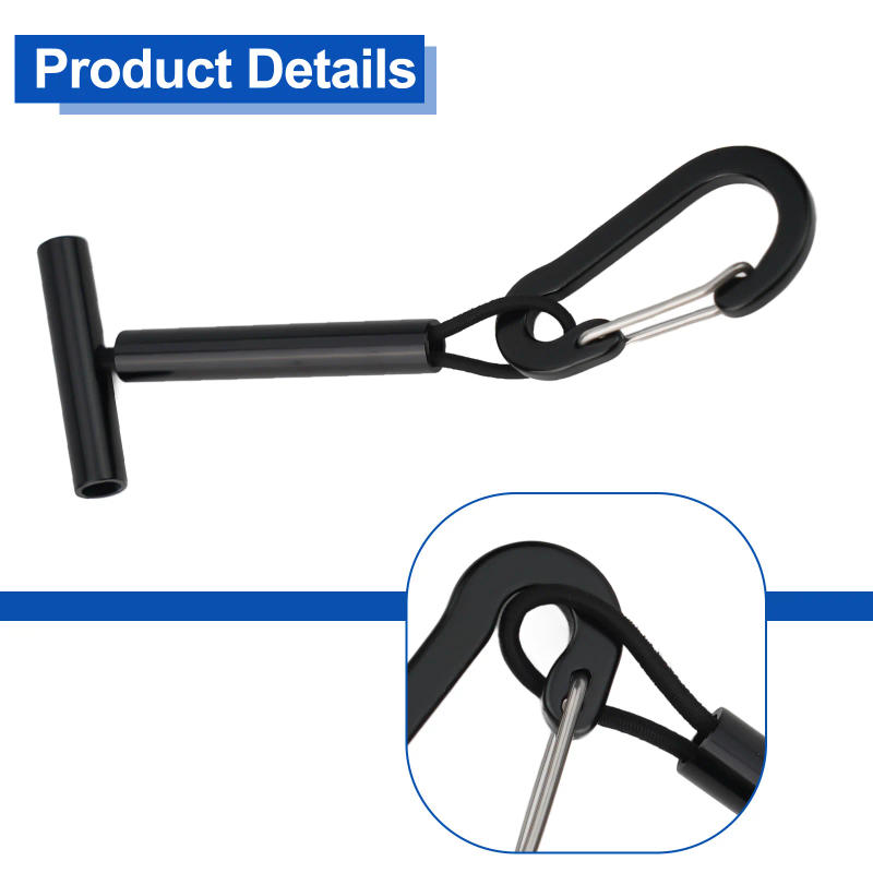 Description Picture 3 of item1pc Outdoors Tippet T Holder Fly Fishing Holder For Storing Multiple Tippet Spools Aluminum Fly Fishing Tool Pesca Iscas Tackle