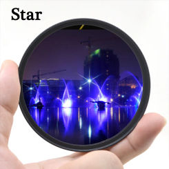 KnightX  4 Points  6 Points  8 Points Starburst Filter Star Line Camera Lens  49mm 52mm 58mm 62mm 67mm 77mm