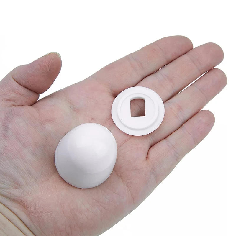 Description Picture 6 of item2 Pair Of Plastic Stinkpot Bolt Cover Toilet Anchor Screw Cap For Home Toilet Accessories Bathroom Fixture