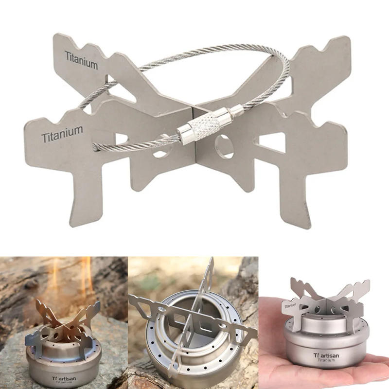 Description Picture 2 of itemCross Stand Stove Rack Optimal Height Outdoor Multi-fuel Pot Support Camping Supplies Cooking Bracket High Quality